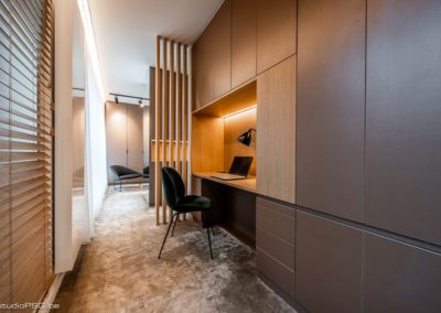 sfeer interieur houten lamel detail